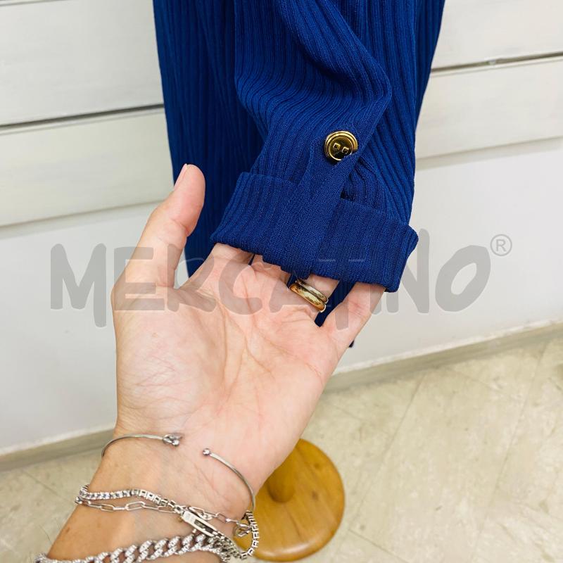MAGLIONE UOMO LUISA SPAGNOLI BLU COSTINE BOTTONI  | Mercatino dell'Usato Lago patria - giugliano in c. 5