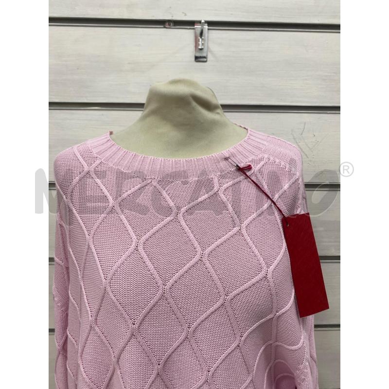 MAGLIONE UOMO ROMBO VUOTO FILO ROSA | Mercatino dell'Usato Lago patria - giugliano in c. 2