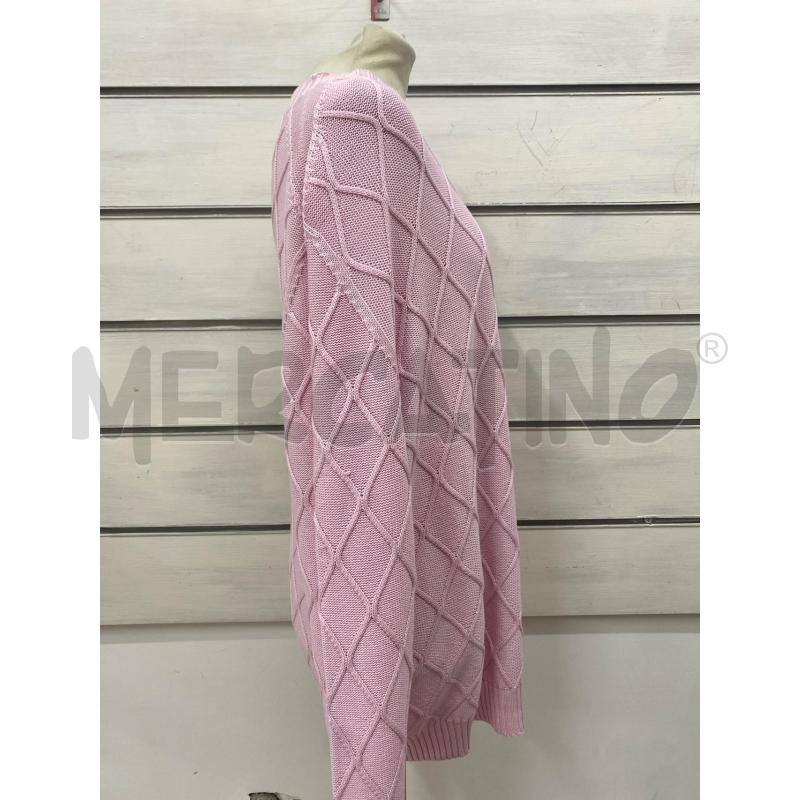 MAGLIONE UOMO ROMBO VUOTO FILO ROSA | Mercatino dell'Usato Lago patria - giugliano in c. 3