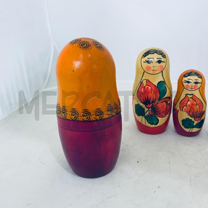 MATRIOSKA VIOLA E ARANCIONE COMPLETAS | Mercatino dell'Usato Lago patria - giugliano in c. 3