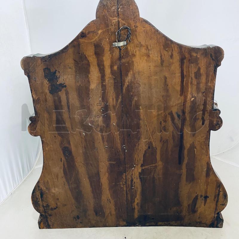 MENSOLA LEGNO SCURO INTARSIATA | Mercatino dell'Usato Lago patria - giugliano in c. 2