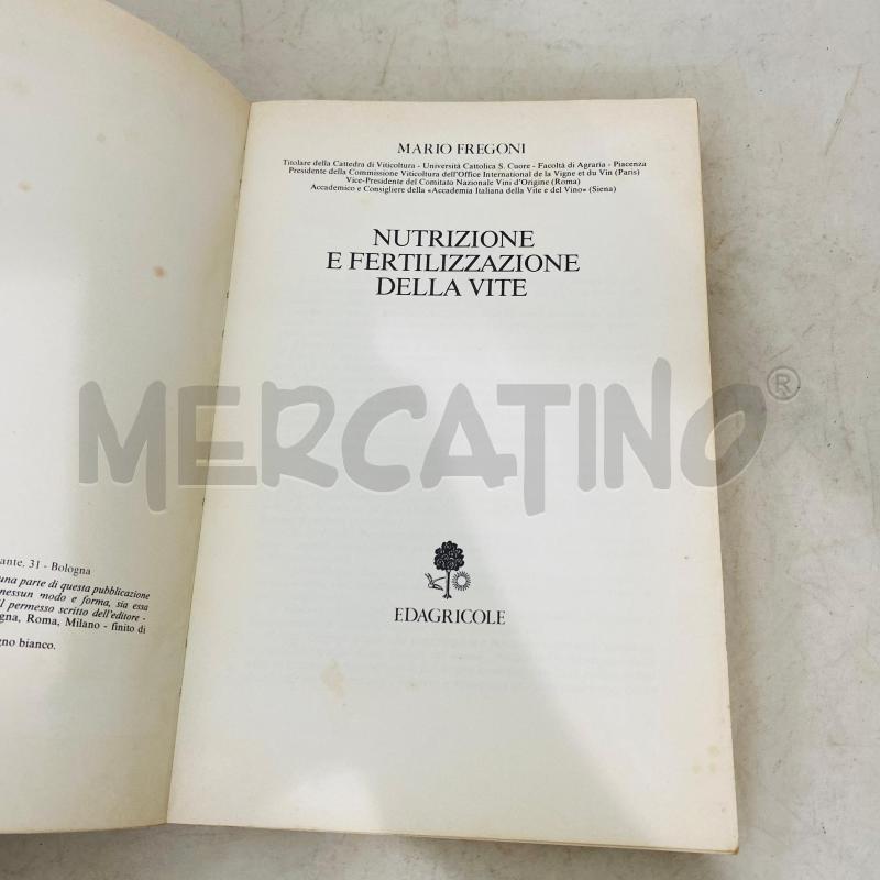 NUTRIZIONE E FERTILIZZAZIONE DELLA VITE | Mercatino dell'Usato Lago patria - giugliano in c. 2