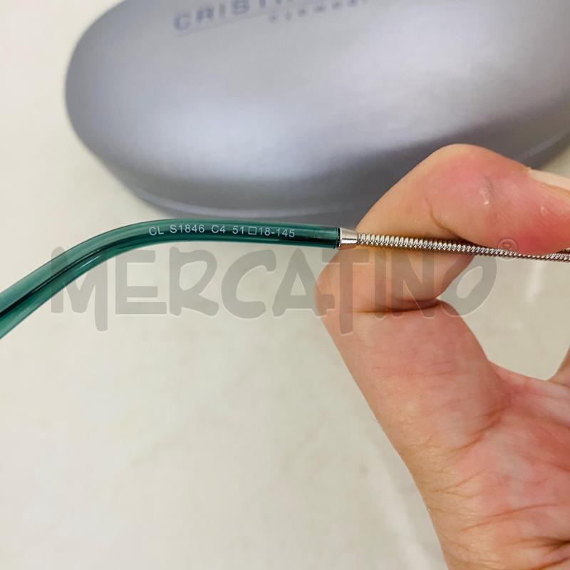 OCCHIALI CRISTIAN LEROY LENTE NERE MONTATURA ARGENTO  | Mercatino dell'Usato Lago patria - giugliano in c. 5