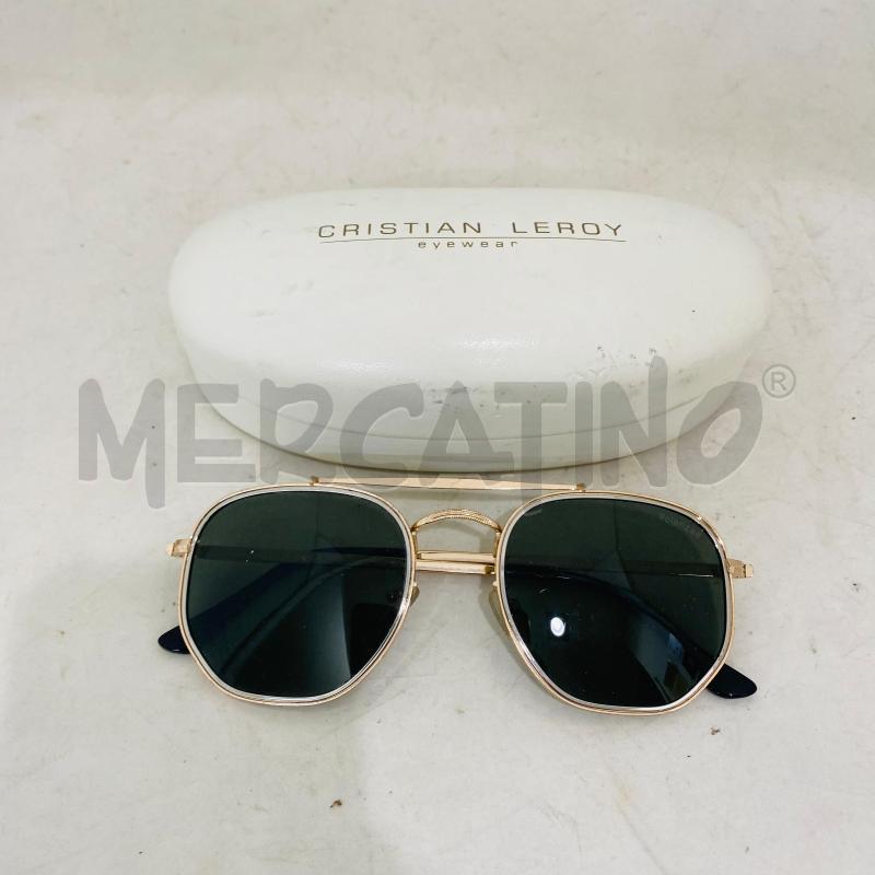 OCCHIALI DONNA CRISTIAN LEROY DORATI LENDE MARRONE | Mercatino dell'Usato Lago patria - giugliano in c. 2