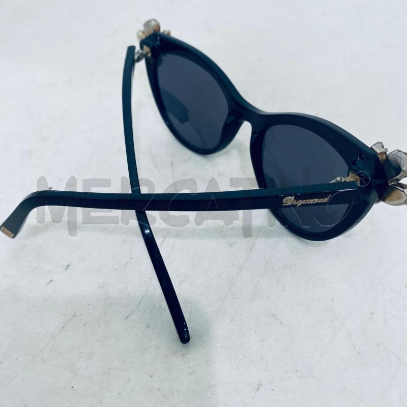 OCCHIALI DONNA DSQUARED NERI STRASS GOCCIA | Mercatino dell'Usato Lago patria - giugliano in c. 4