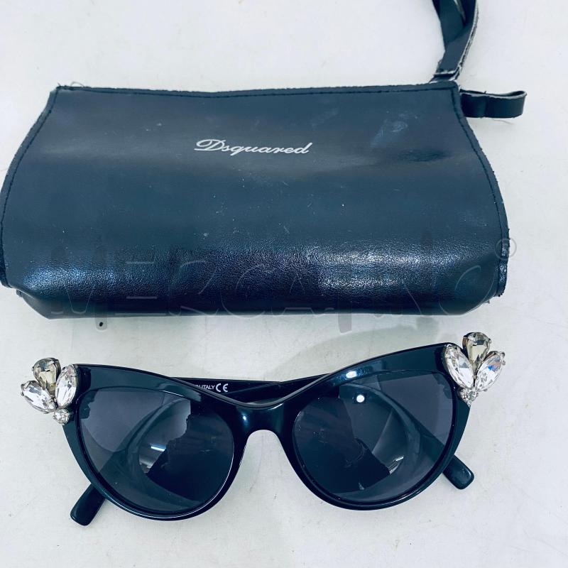 OCCHIALI DONNA DSQUARED NERI STRASS GOCCIA | Mercatino dell'Usato Lago patria - giugliano in c. 5