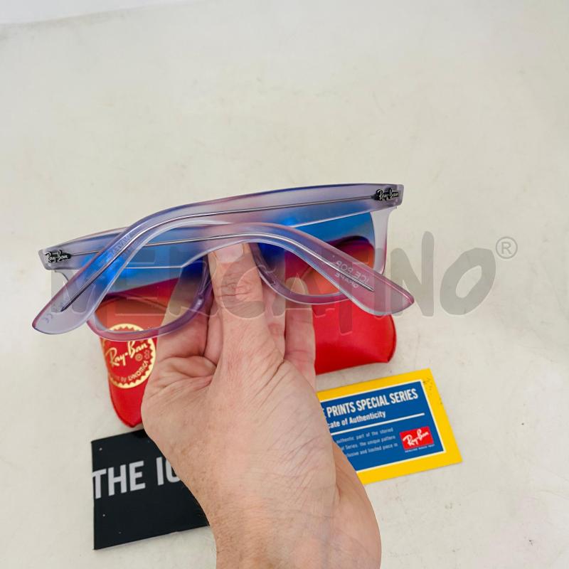 OCCHIALI DONNA RAYBAN LILLA LENTE BLU SFUMATA | Mercatino dell'Usato Lago patria - giugliano in c. 2