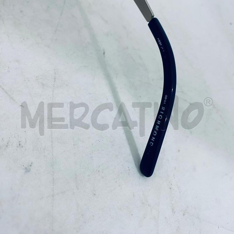 OCCHIALI DONNA RICHMOND NERI LENTE RETTANGOLARE STANGHETTE ARGENTO | Mercatino dell'Usato Lago patria - giugliano in c. 5