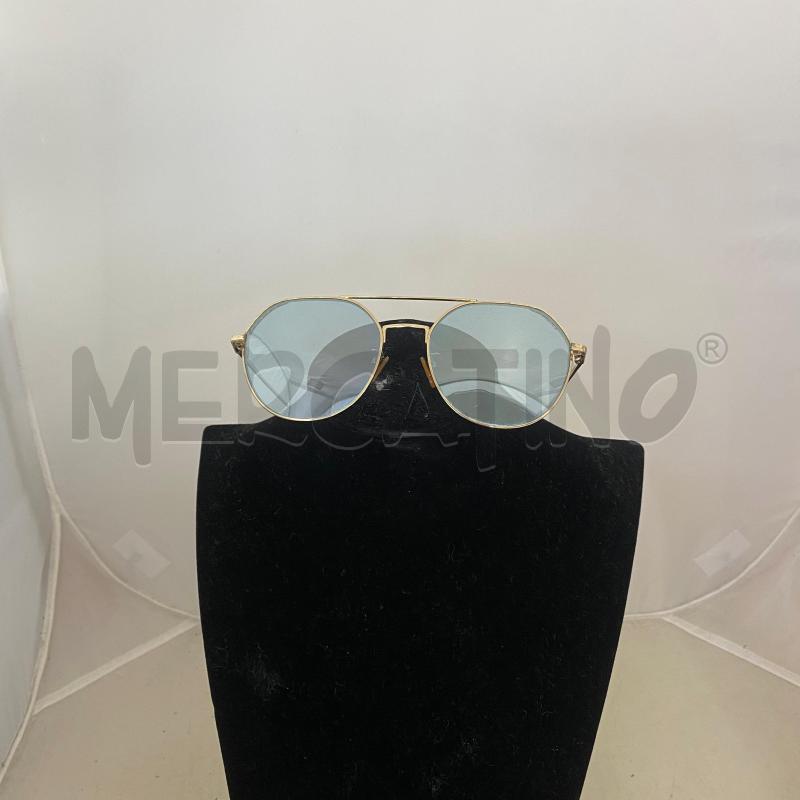 OCCHIALI UOMO POLICE METALLO DORATO LENTE BLU | Mercatino dell'Usato Lago patria - giugliano in c. 1