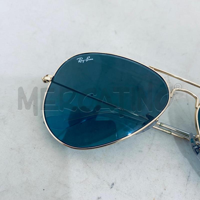 OCCHIALI UOMO RAY-BAN AVIATOR LARGE METAL RB3025 LENTE SFUMATA IN BLU SCURO MONTATURA DORATA  | Mercatino dell'Usato Lago patria - giugliano in c. 2