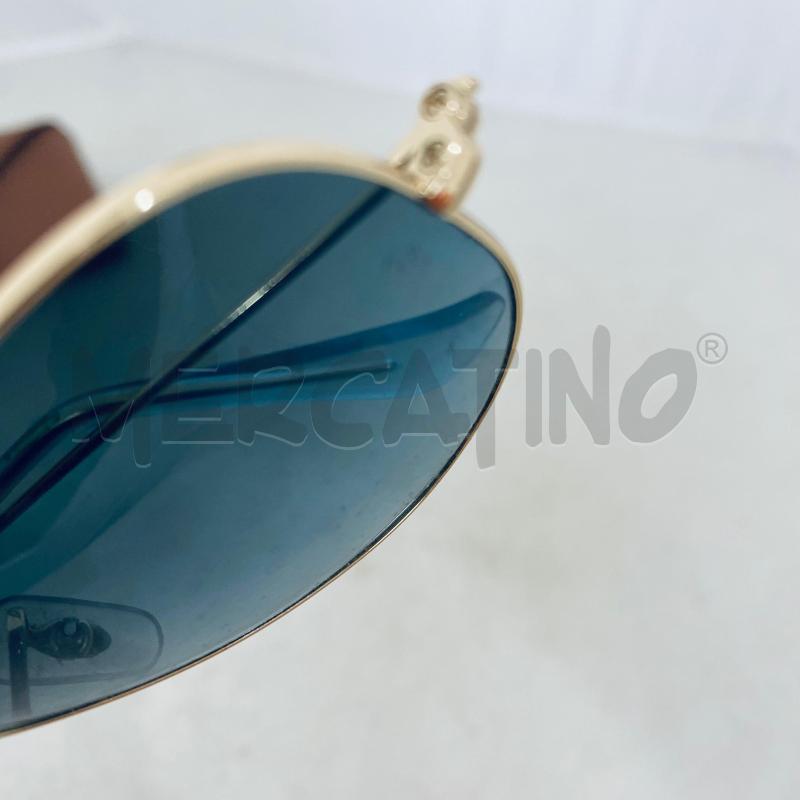 OCCHIALI UOMO RAY-BAN AVIATOR LARGE METAL RB3025 LENTE SFUMATA IN BLU SCURO MONTATURA DORATA  | Mercatino dell'Usato Lago patria - giugliano in c. 3