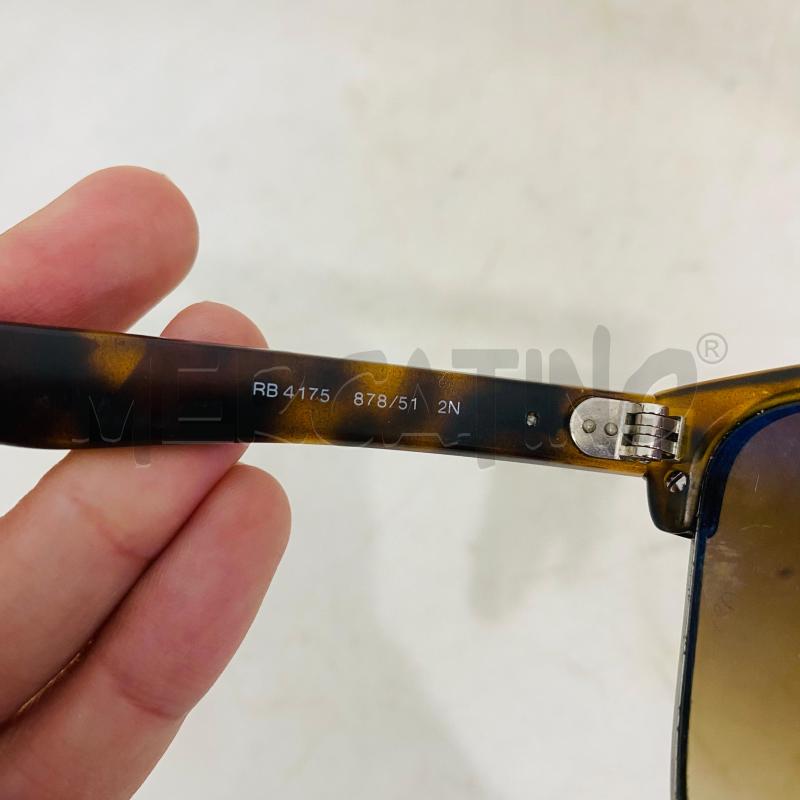 OCCHIALI UOMO RAY-BAN RB4175 MONTATURA MACULATA LENTE MARRONE | Mercatino dell'Usato Lago patria - giugliano in c. 4