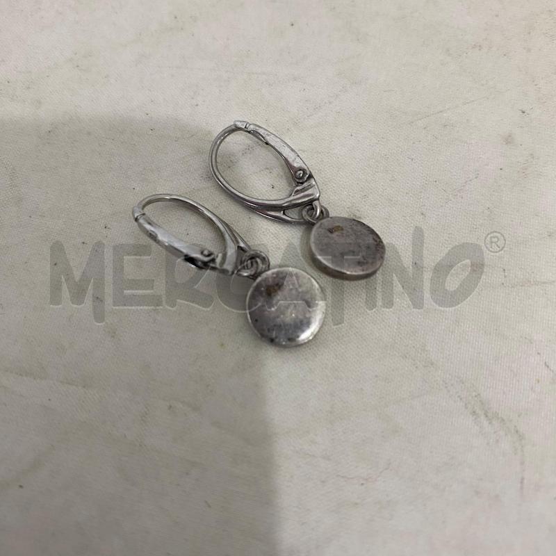 ORECCHINI 925 CON PICCOLO PENDENTE BIANCO | Mercatino dell'Usato Lago patria - giugliano in c. 3
