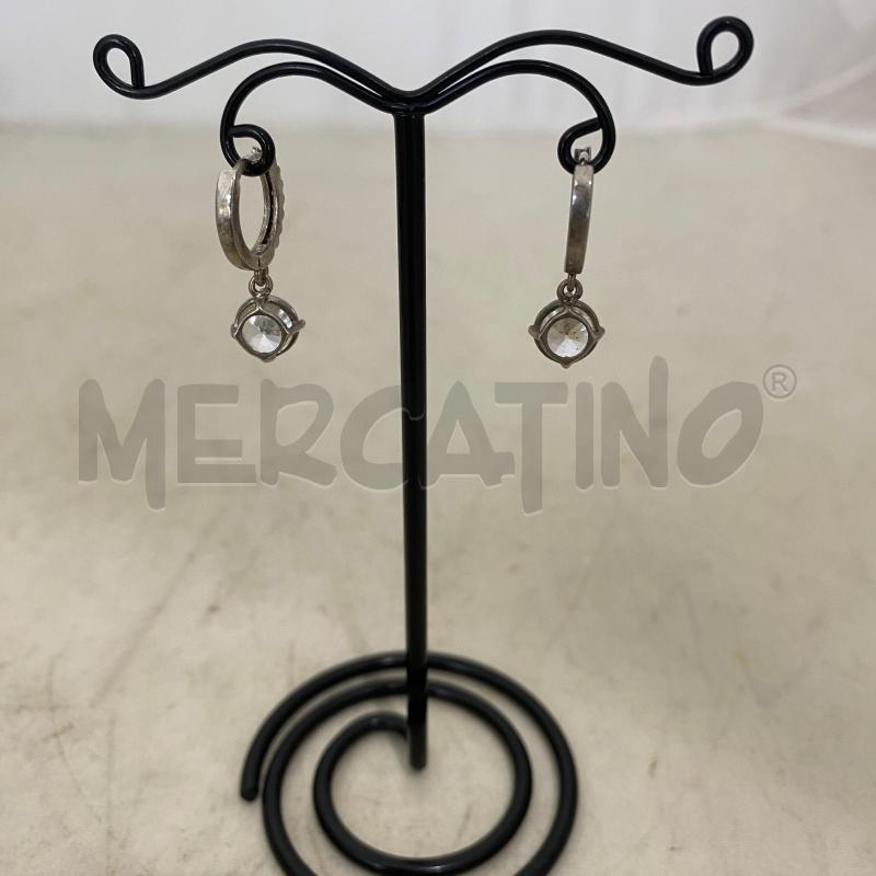 ORECCHINI CERCHI PICCOLI STARSS PENDENTE QUADRATO | Mercatino dell'Usato Lago patria - giugliano in c. 3