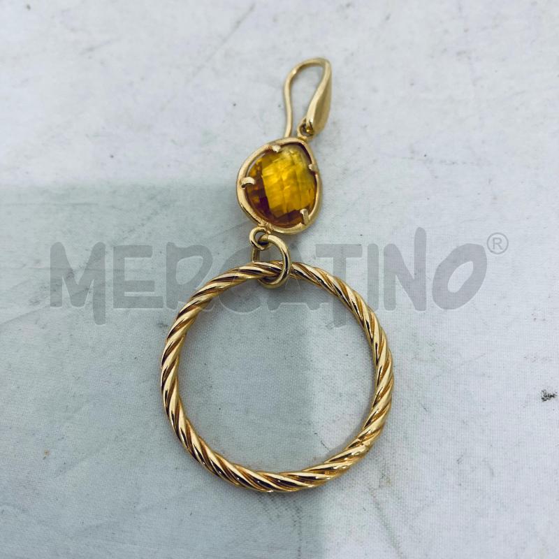 ORECCHINI LABRIOLA CERCHIO DORATO  | Mercatino dell'Usato Lago patria - giugliano in c. 5