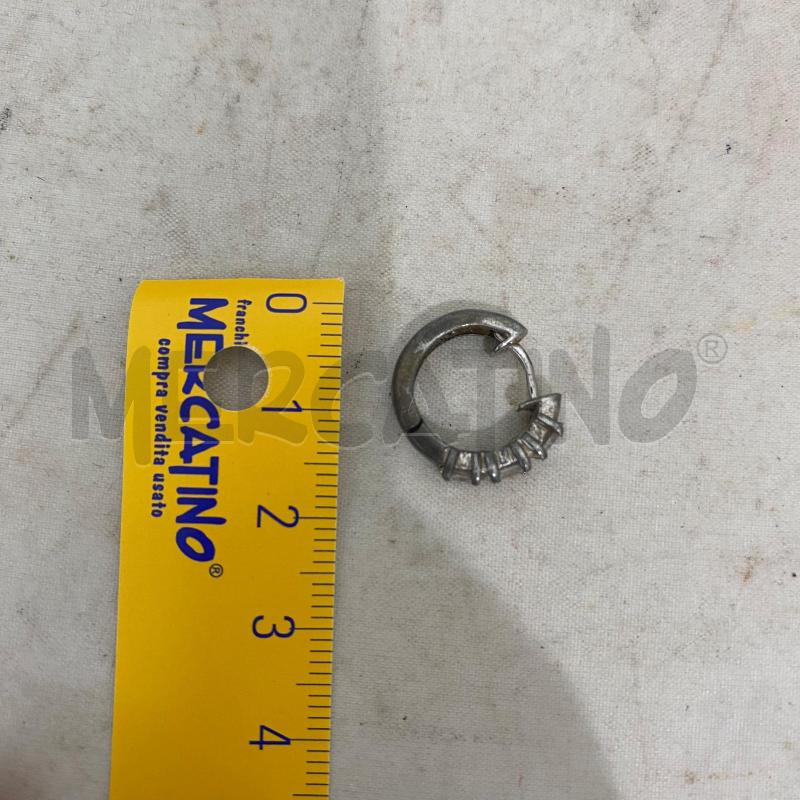 ORECCHINI PZ 3 CERCHI STRASS QUADRATI | Mercatino dell'Usato Lago patria - giugliano in c. 4