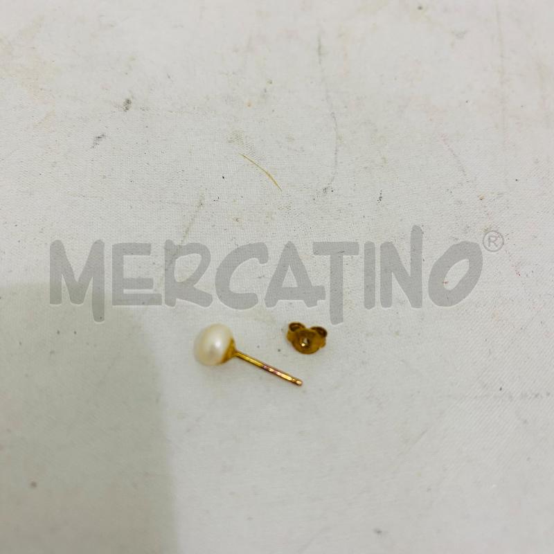 ORECCHINO LOBO PERLINA CIN PERNO OR 750 | Mercatino dell'Usato Lago patria - giugliano in c. 5