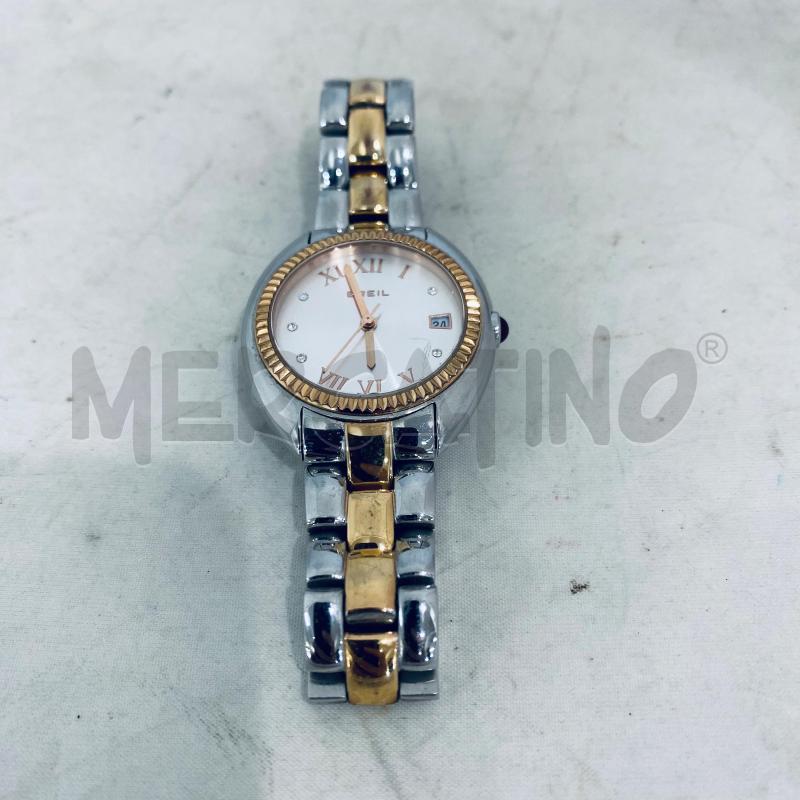 OROLOGIO DA POLSO BREIL ACCIAIO DORATO E ARGENTATO QUADRANTE BIANCO | Mercatino dell'Usato Lago patria - giugliano in c. 4