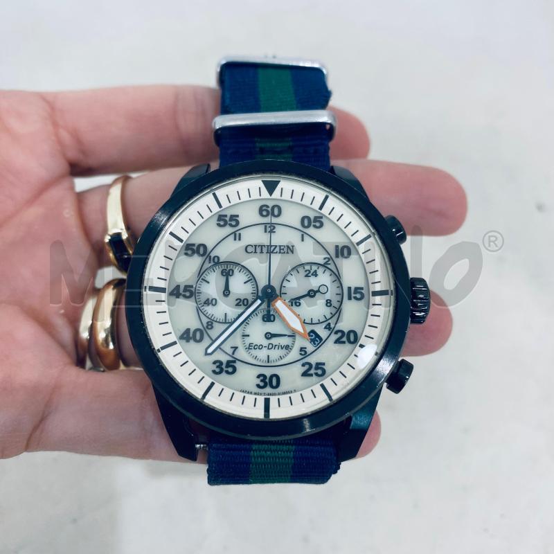 OROLOGIO DA POLSO CITIZEN NERO QUADRATNTE PANNA LANCETTE NERE  | Mercatino dell'Usato Lago patria - giugliano in c. 3