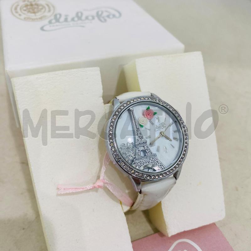 OROLOGIO DA POLSO DIDOFÀ ROSA SIMBOLO TORRE EIFFEL | Mercatino dell'Usato Lago patria - giugliano in c. 2