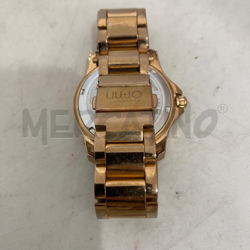 OROLOGIO DA POLSO LIU.JO DORATO CON BRILLANTINI  | Mercatino dell'Usato Lago patria - giugliano in c. 3