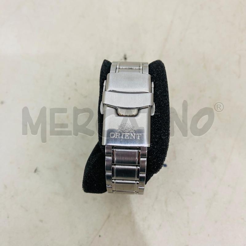 OROLOGIO DA POLSO ORIENT CINTURINO ACCIAIO QUADRANTE BLU ROSSO | Mercatino dell'Usato Lago patria - giugliano in c. 4