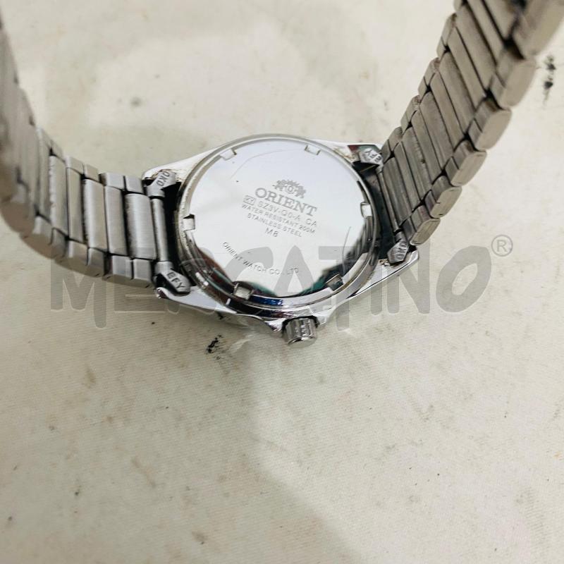OROLOGIO DA POLSO ORIENT CINTURINO ACCIAIO QUADRANTE BLU ROSSO | Mercatino dell'Usato Lago patria - giugliano in c. 5