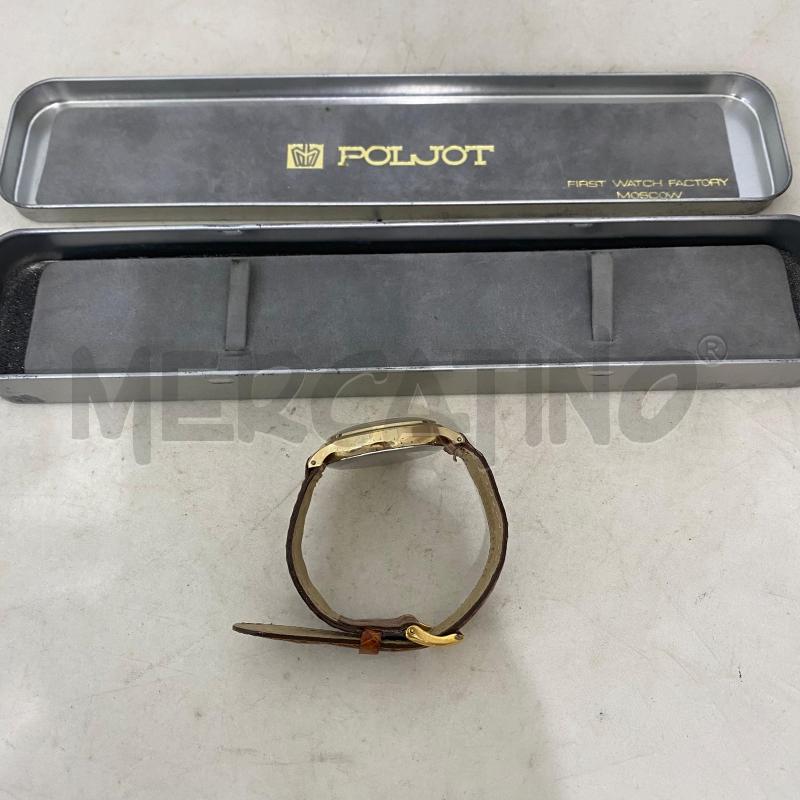 OROLOGIO DA POLSO POLJOT MECCANICO CINTURINO MARRONE  | Mercatino dell'Usato Lago patria - giugliano in c. 2