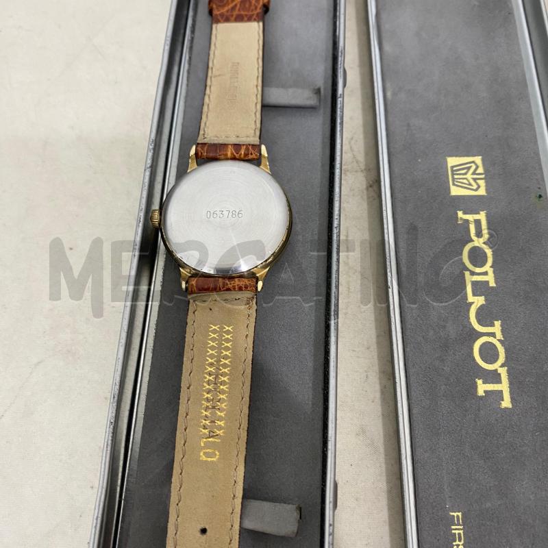OROLOGIO DA POLSO POLJOT MECCANICO CINTURINO MARRONE  | Mercatino dell'Usato Lago patria - giugliano in c. 4