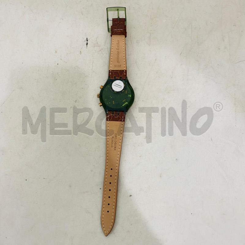OROLOGIO DA POLSO SWATCH SOSISTUZIONE CINTURINI IN PELLE MARRONE | Mercatino dell'Usato Lago patria - giugliano in c. 4