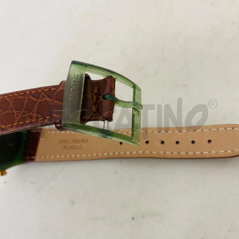 OROLOGIO DA POLSO SWATCH SOSISTUZIONE CINTURINI IN PELLE MARRONE | Mercatino dell'Usato Lago patria - giugliano in c. 5