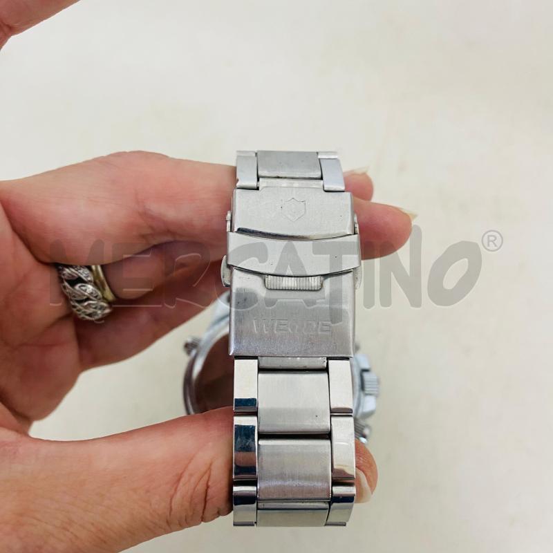 OROLOGIO DA POLSO WEIDE ACCIAIO QUADRANTE NERO | Mercatino dell'Usato Lago patria - giugliano in c. 5