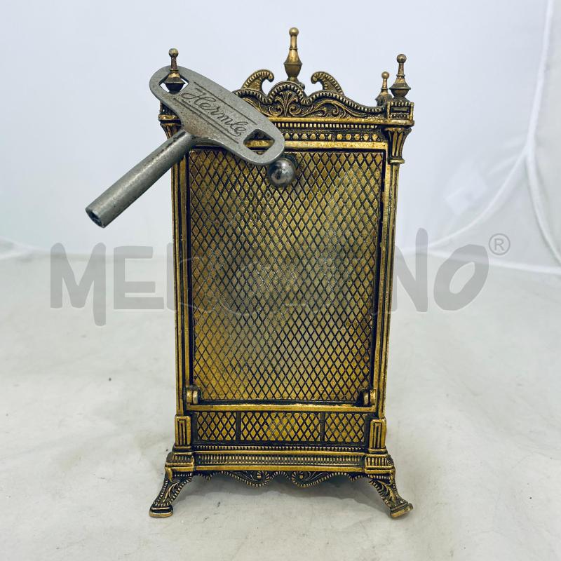 OROLOGIO DA TAVOLO CARICA A CHIAVE METALLODORATO TEDESCO | Mercatino dell'Usato Lago patria - giugliano in c. 5