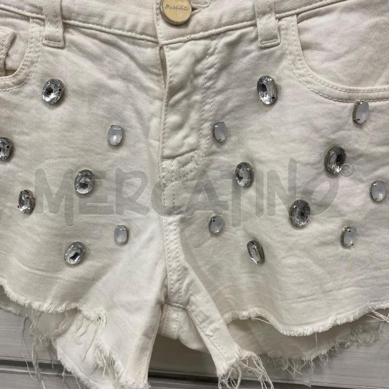 PANTALONCINO DONNA PINKO BIANCO PIETRE | Mercatino dell'Usato Lago patria - giugliano in c. 3