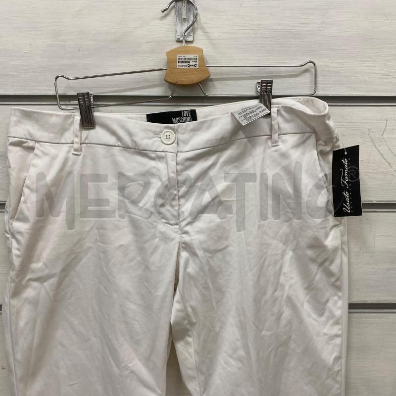 PANTALONE DONNA BIANCO MOSCHINO | Mercatino dell'Usato Lago patria - giugliano in c. 2