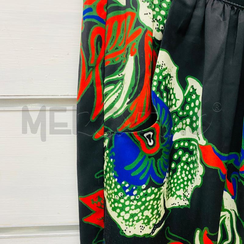 PANTALONE DONNA DESIGUAL NERO FIORI ROSSI BLU VERDI  | Mercatino dell'Usato Lago patria - giugliano in c. 3