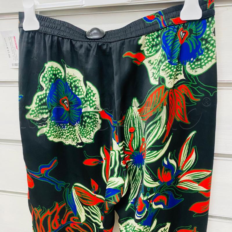 PANTALONE DONNA DESIGUAL NERO FIORI ROSSI BLU VERDI  | Mercatino dell'Usato Lago patria - giugliano in c. 5