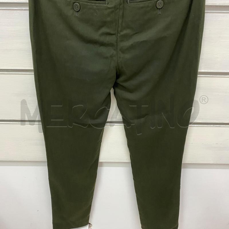 PANTALONE DONNA DONDUP VERDE BOTTONI GIOIELLO CON STEMMA | Mercatino dell'Usato Lago patria - giugliano in c. 4