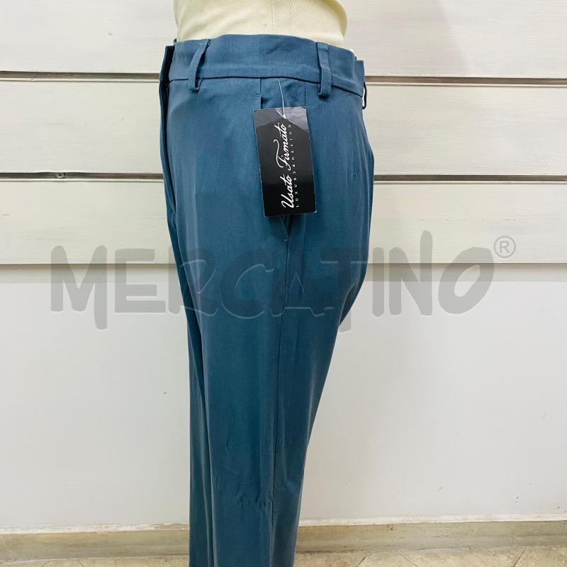 PANTALONE DONNA FALCONERI BLU CENERE GAMBA LARGA  | Mercatino dell'Usato Lago patria - giugliano in c. 3