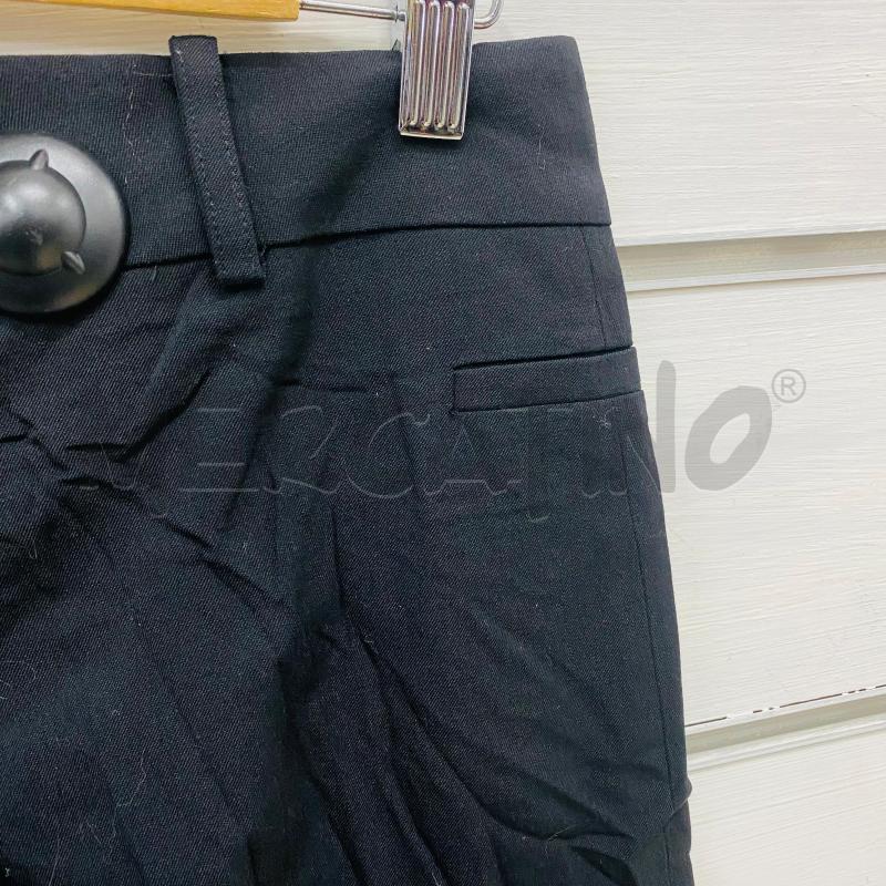 PANTALONE DONNA PATRIZIA PEPE NERO BASSA VITA GAMBA LARGA | Mercatino dell'Usato Lago patria - giugliano in c. 5