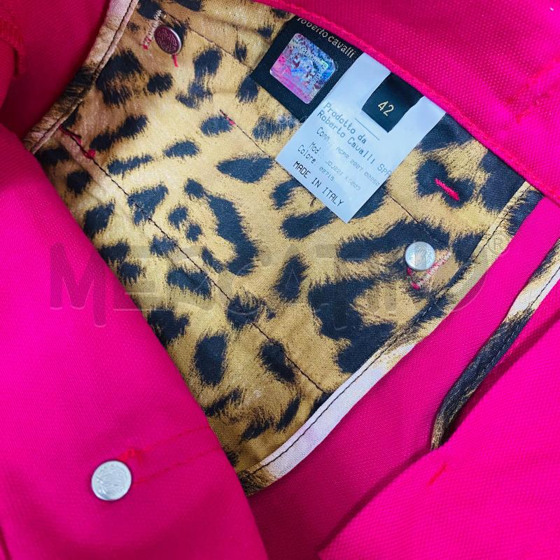 PANTALONE DONNA ROBERTO CAVALLI FUCSIA CINTURA TRECCIA | Mercatino dell'Usato Lago patria - giugliano in c. 5