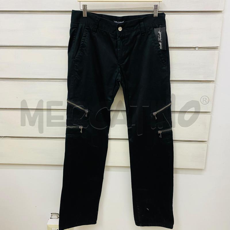 PANTALONE UOMO DOLCE&GABBANA NERO MODELLO CARGO ZIP METALLO | Mercatino dell'Usato Lago patria - giugliano in c. 1