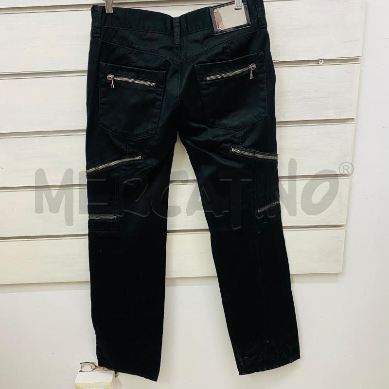 PANTALONE UOMO DOLCE&GABBANA NERO MODELLO CARGO ZIP METALLO | Mercatino dell'Usato Lago patria - giugliano in c. 5