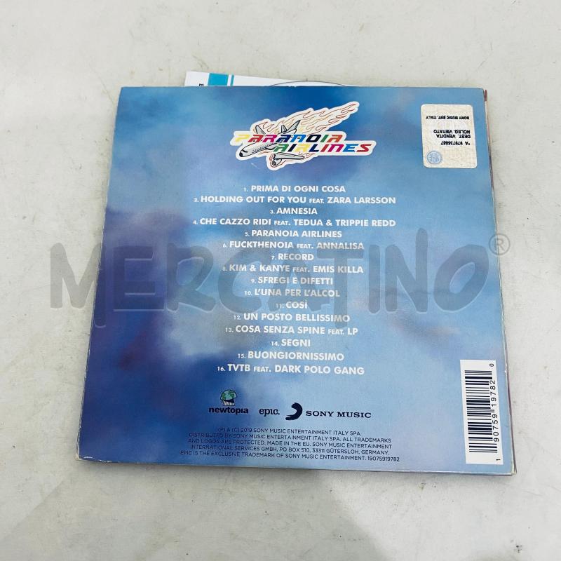 PARANOIA AIRLINES AUTOGRAFATO | Mercatino dell'Usato Lago patria - giugliano in c. 2