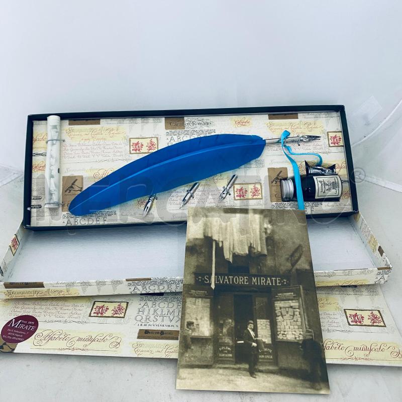 PENNA STILOGRAFICA PIUMA AZZURRA  | Mercatino dell'Usato Lago patria - giugliano in c. 2