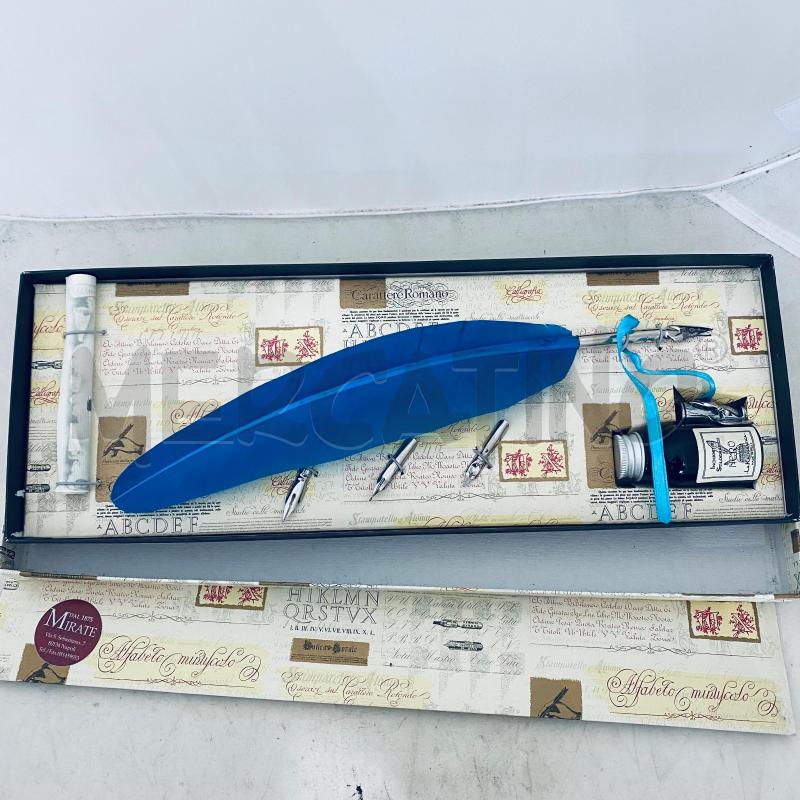 PENNA STILOGRAFICA PIUMA AZZURRA  | Mercatino dell'Usato Lago patria - giugliano in c. 3