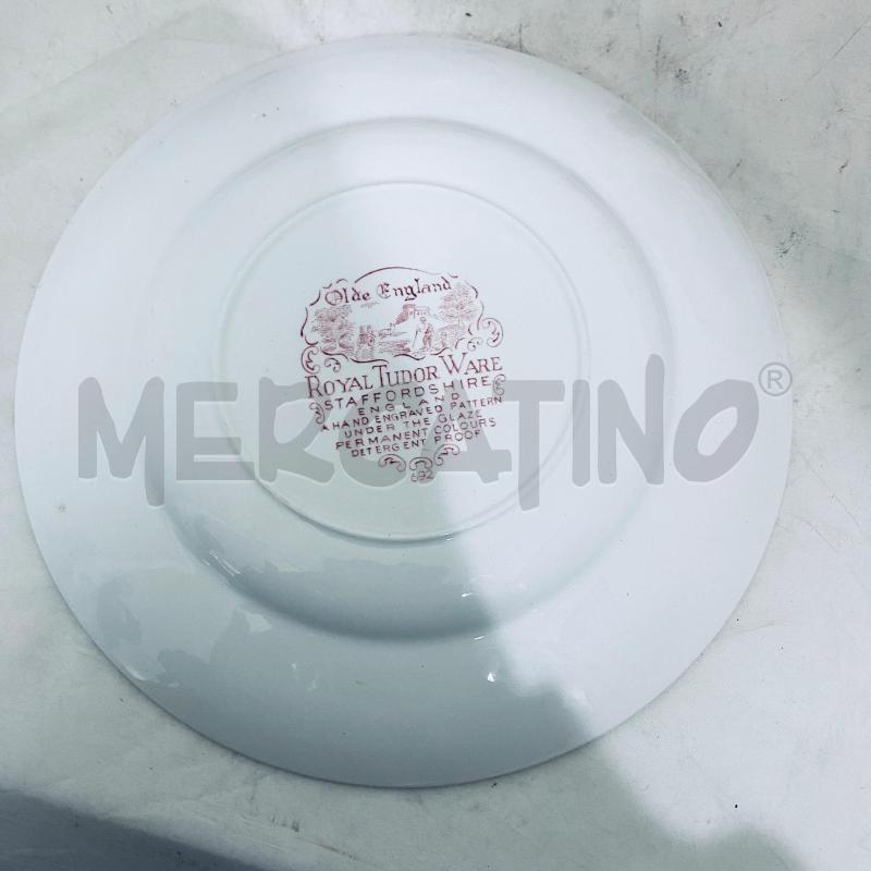 PIATTI PZ. 12+12+12 ROYAL TUDOR WARE STAFFORDSHIRE ENGLAND  | Mercatino dell'Usato Lago patria - giugliano in c. 2