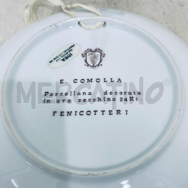 PIATTO E.COMOLLA FENICOTTERI DIAMETRO 19.5CM | Mercatino dell'Usato Lago patria - giugliano in c. 3