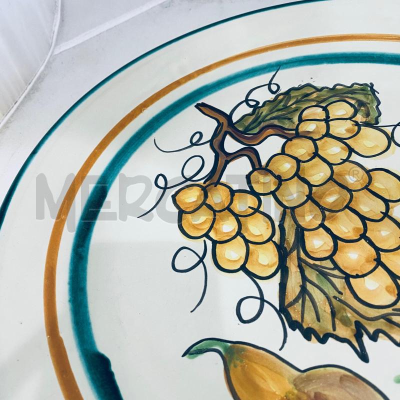 PIATTO MEDIO DISEGNO UVA/PERE | Mercatino dell'Usato Lago patria - giugliano in c. 3