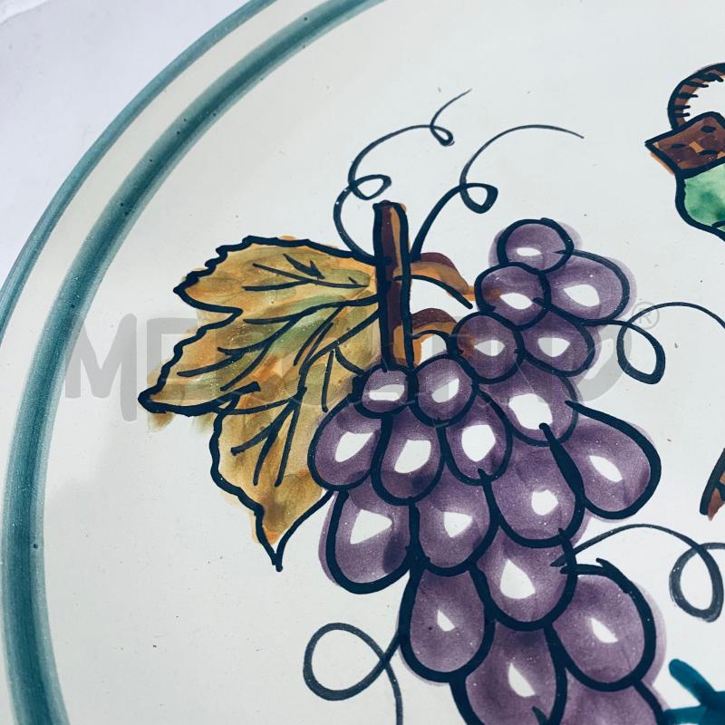 PIATTO PICCOLO DISEHO BOTTIGLAI E UVA SCHEGG | Mercatino dell'Usato Lago patria - giugliano in c. 3